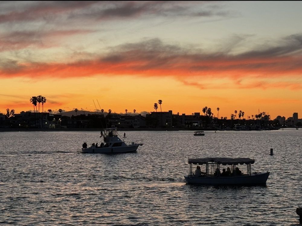Sunset harbor cruise