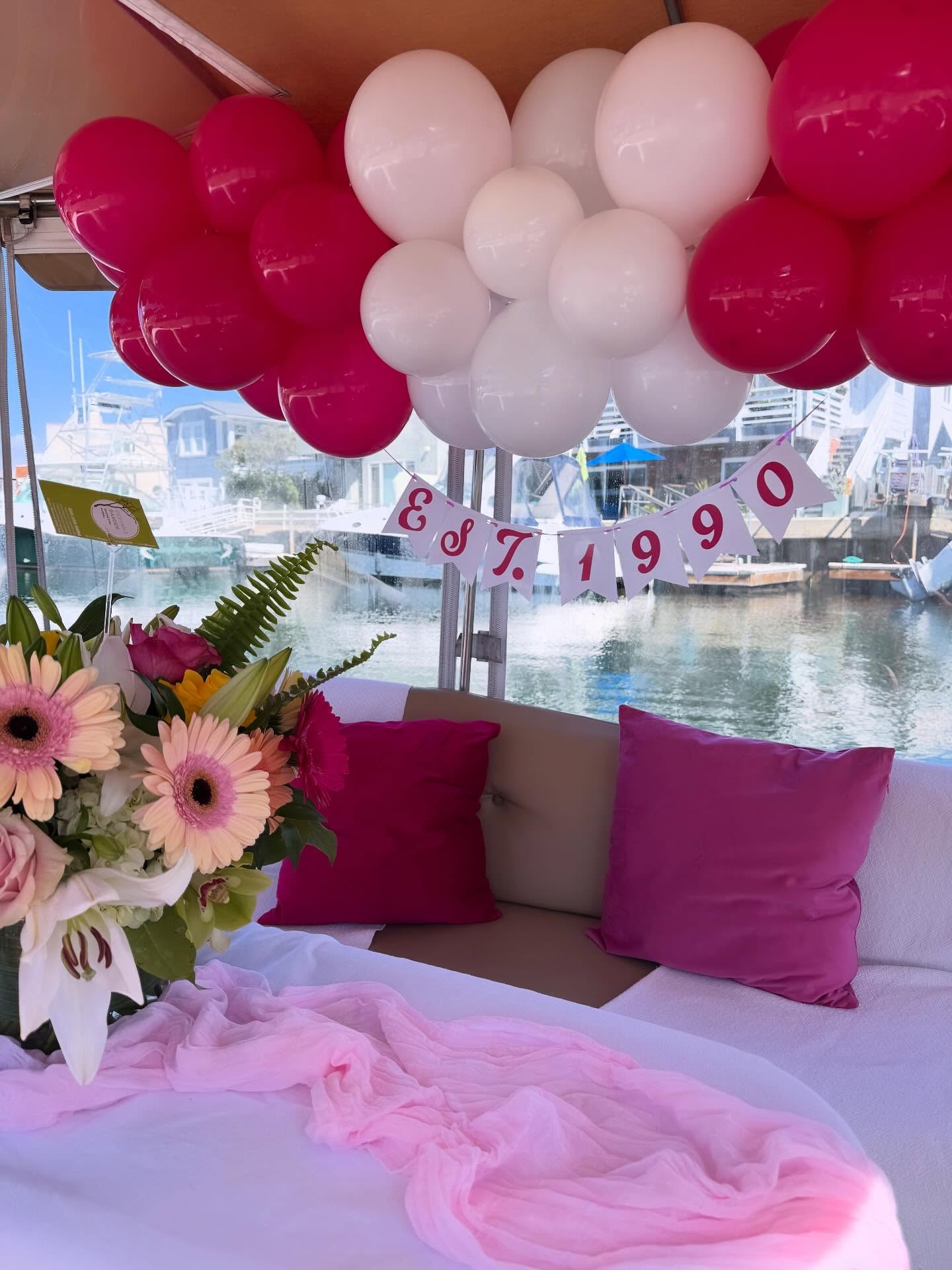 Birthday party on Duffy boat