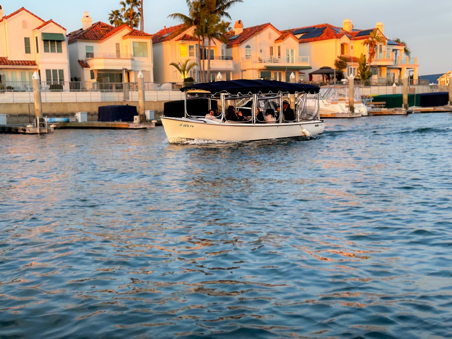 Beautiful sunset cruise in Huntington Harbour