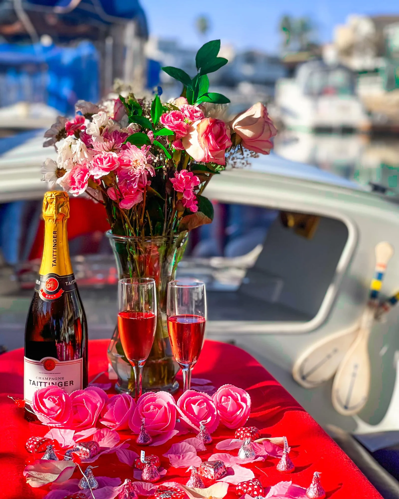 Anniversary celebration setup